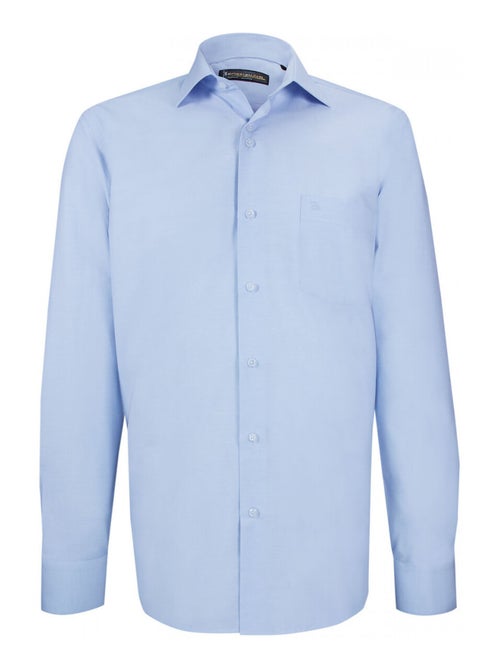 Chemise coupe droite tissu uni GRAFFI - Kiabi