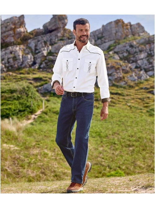 Chemise coupe western - atlas for men - Kiabi Chemise coupe western - atlas for men - Kiabi