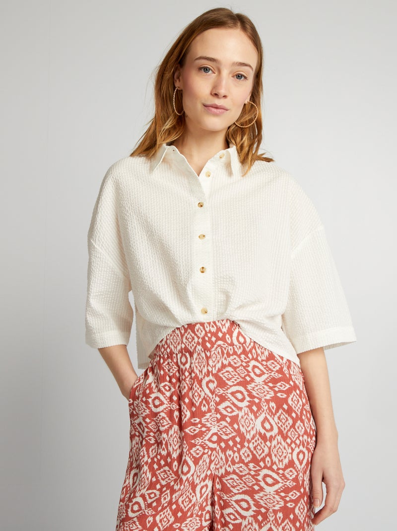 Pull En Laine Mohair Col V - Femme - Tissu Doux Et Chaud - Coupe Droite - Tailles 34 à 64