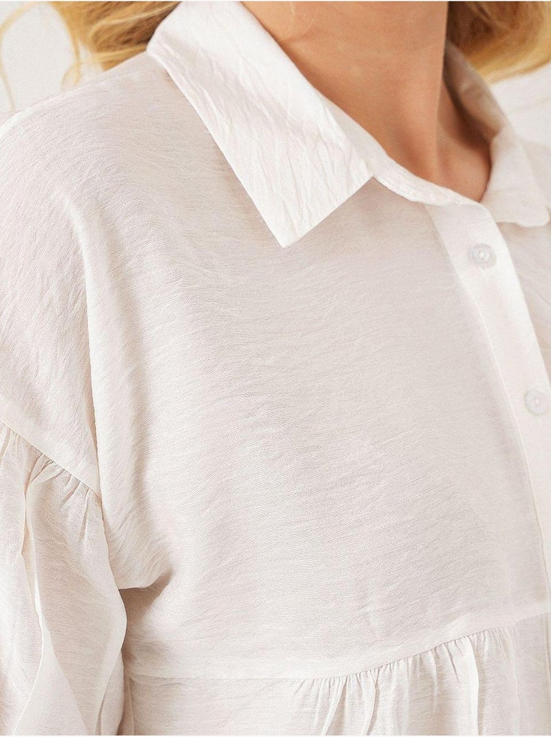 Chemise courte à manches courtes bdart Blanc - Kiabi