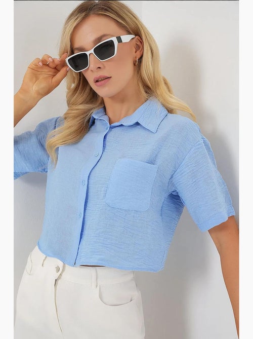 Chemise courte à manches courtes bdart - Kiabi Chemise courte à manches courtes bdart - Kiabi