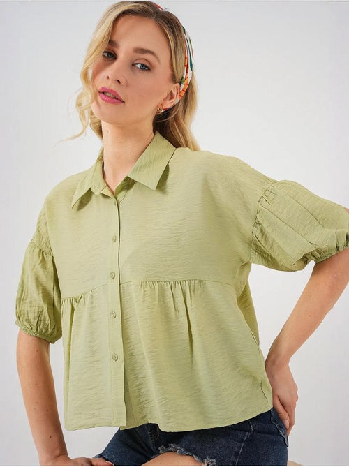 Chemise courte à manches courtes bdart - Kiabi Chemise courte à manches courtes bdart - Kiabi