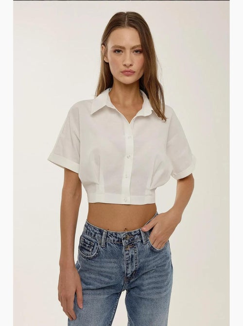 Chemise courte à manches courtes hiccup - Kiabi Chemise courte à manches courtes hiccup - Kiabi