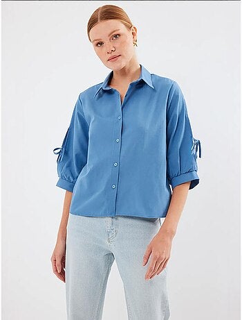 Chemise courte à manches détaillées bdart