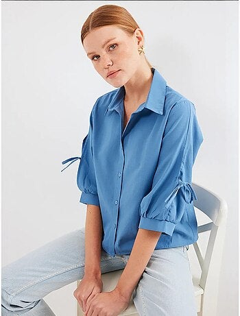 Chemise courte à manches détaillées bdart