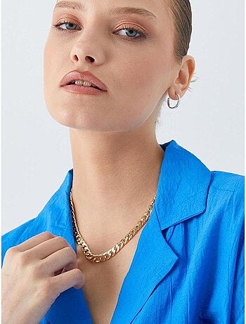 Chemise courte boutonnée coupe ample avec poche mixray