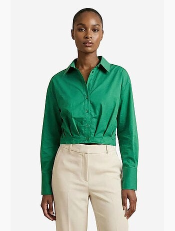 Chemise courte boutonnée décontractée my fashion
