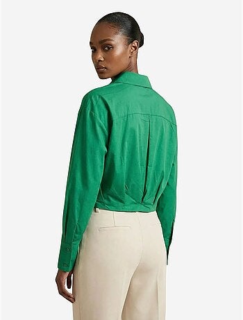 Chemise courte boutonnée décontractée my fashion