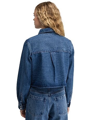 Chemise courte en denim femme femme nimes-w