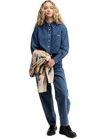Chemise courte en denim femme femme nimes-w