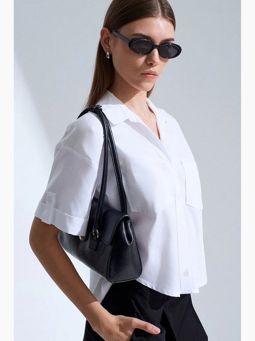 Chemise courte femme avec poche dilvin - Kiabi Chemise courte femme avec poche dilvin - Kiabi