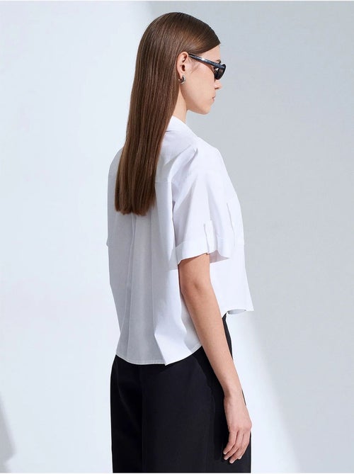 Chemise courte femme avec poche dilvin - Kiabi Chemise courte femme avec poche dilvin - Kiabi