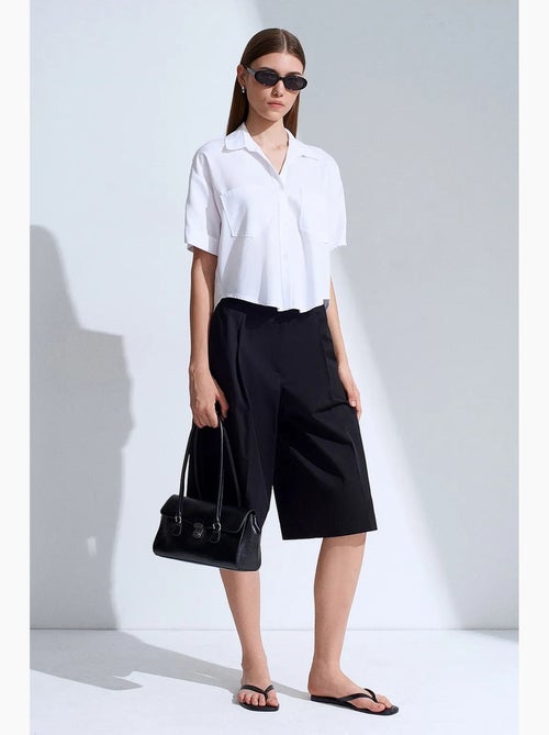 Chemise courte femme avec poche dilvin - Kiabi Chemise courte femme avec poche dilvin - Kiabi