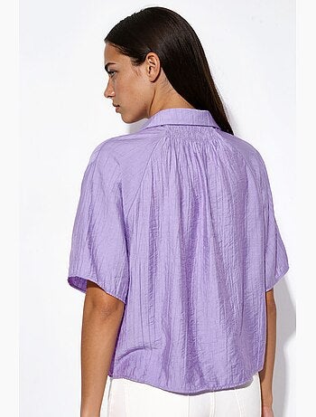 Chemise courte femme coupe décontractée busem