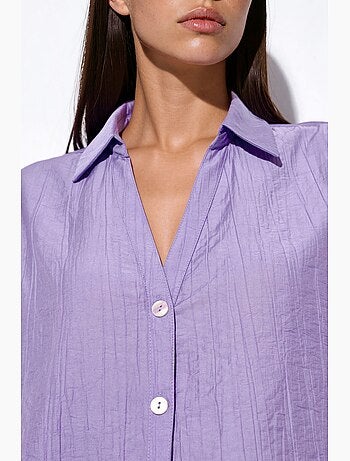 Chemise courte femme coupe décontractée busem