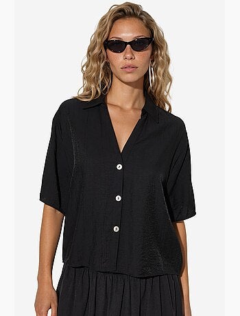 Chemise courte femme coupe décontractée busem