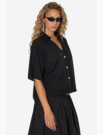 Chemise courte femme coupe décontractée busem