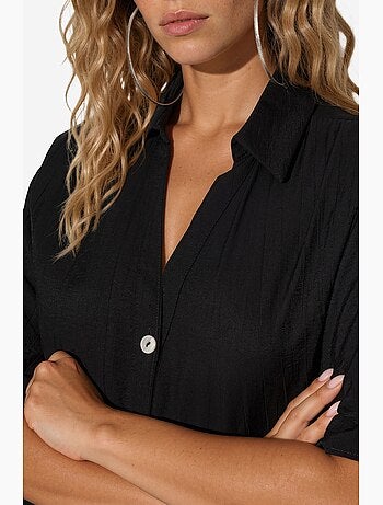 Chemise courte femme coupe décontractée busem