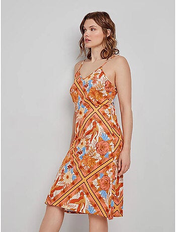 Chemise courte imprimée
