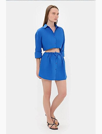 Chemise courte oversize à manches amples hiccup