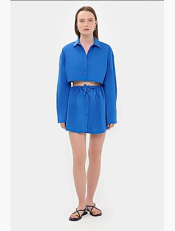 Chemise courte oversize à manches amples hiccup