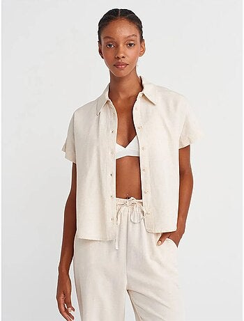 Chemise courte oversize dilvin