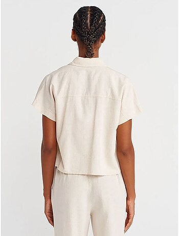 Chemise courte oversize dilvin