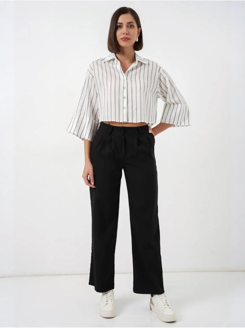 Chemise courte oversize rayée bdart - Kiabi Chemise courte oversize rayée bdart - Kiabi