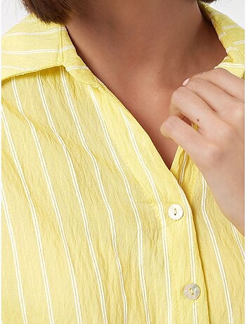 Chemise courte oversize rayée bdart