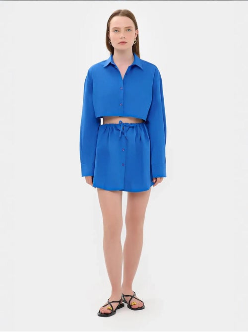 Chemise courte surdimensionnée à manches amples - Kiabi Chemise courte surdimensionnée à manches amples - Kiabi