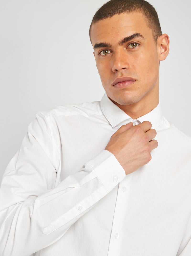 Chemise + cravate blanc - Kiabi