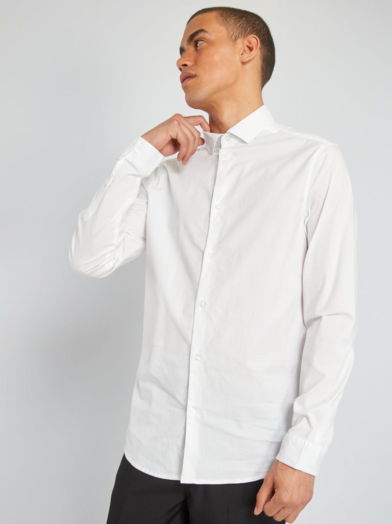 Chemise + cravate blanc - Kiabi
