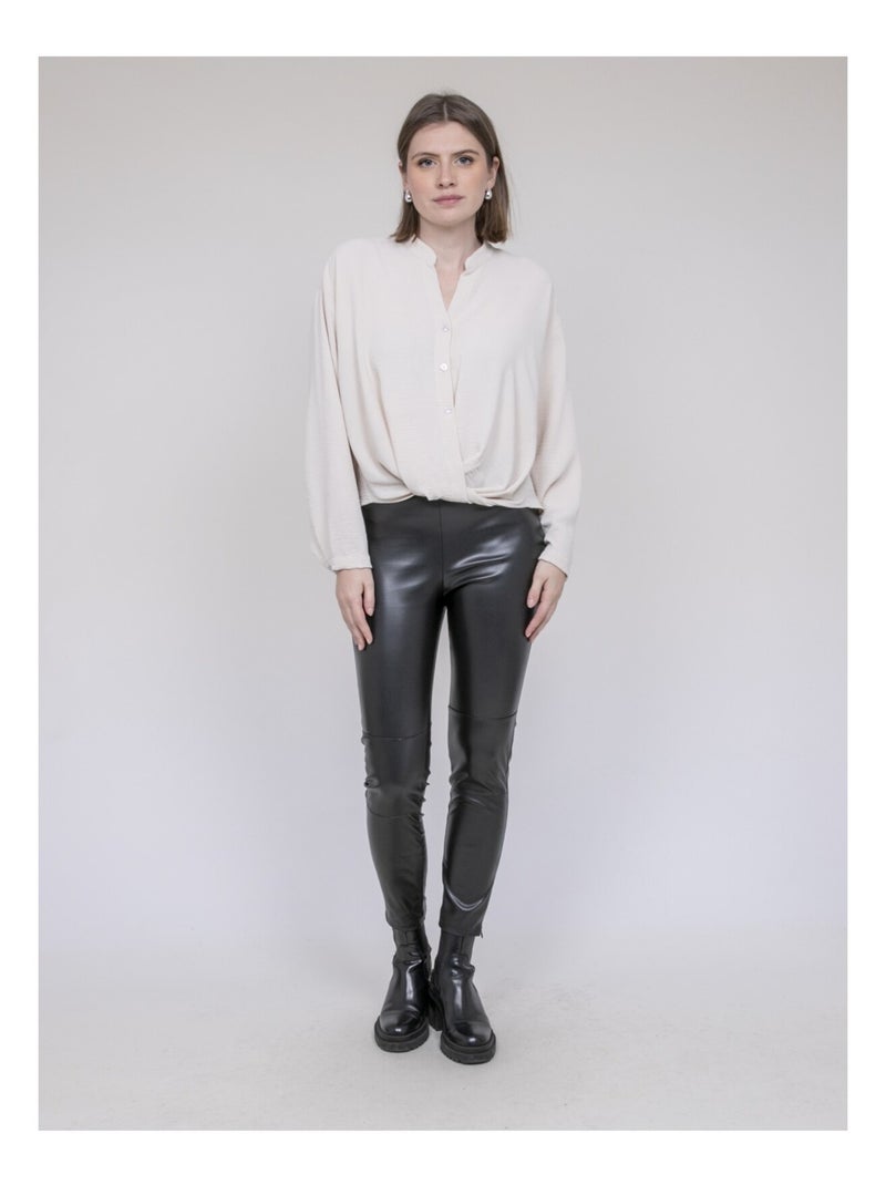Chemise croisée devant en bas ODACRE Ecru - Kiabi