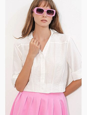 Chemise crop oversize bdart