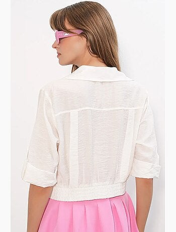 Chemise crop oversize bdart