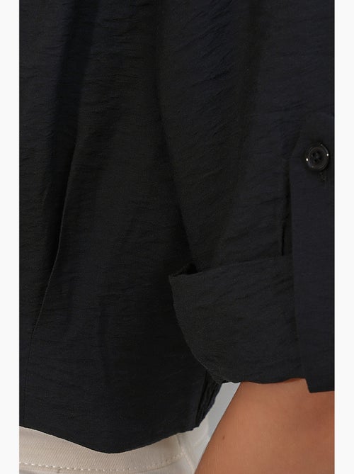 Chemise crop oversize bdart - Kiabi Chemise crop oversize bdart - Kiabi