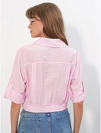 Chemise crop oversize bdart