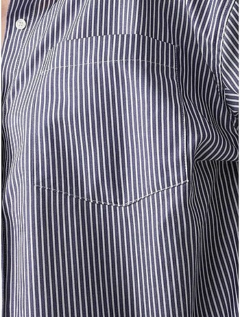 Chemise de bureau décontractée avec col de chemise