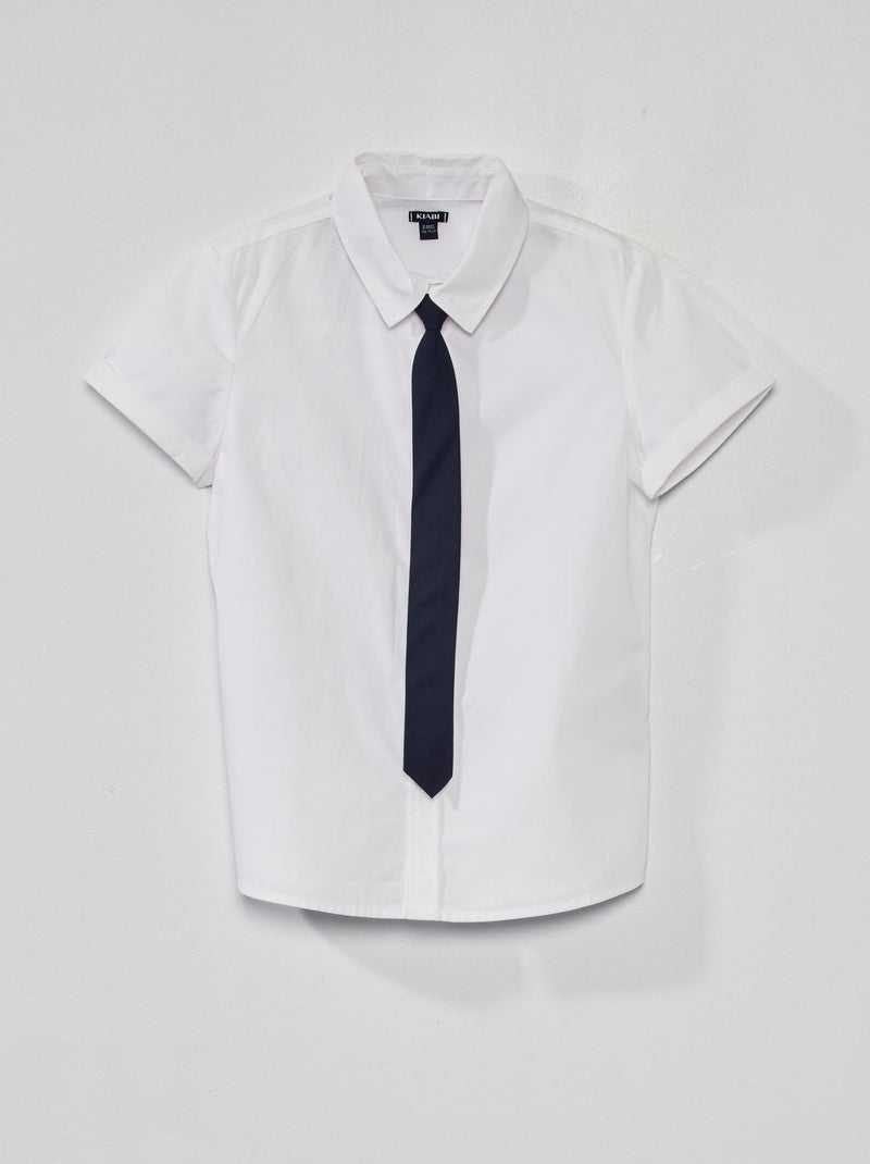 Chemise de cérémonie blanc - Kiabi