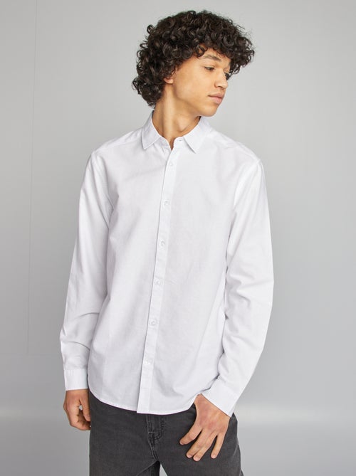 Chemise de cérémonie uni - Kiabi