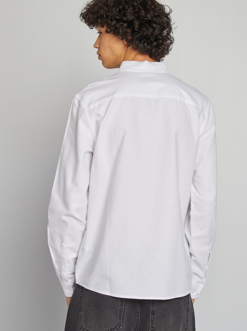 Chemise de cérémonie uni blanc - Kiabi