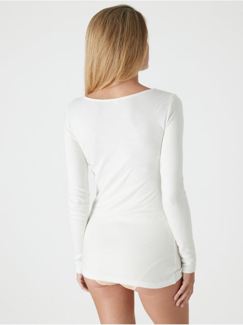 Chemise de corps manche longues laine - DAXON - Kiabi