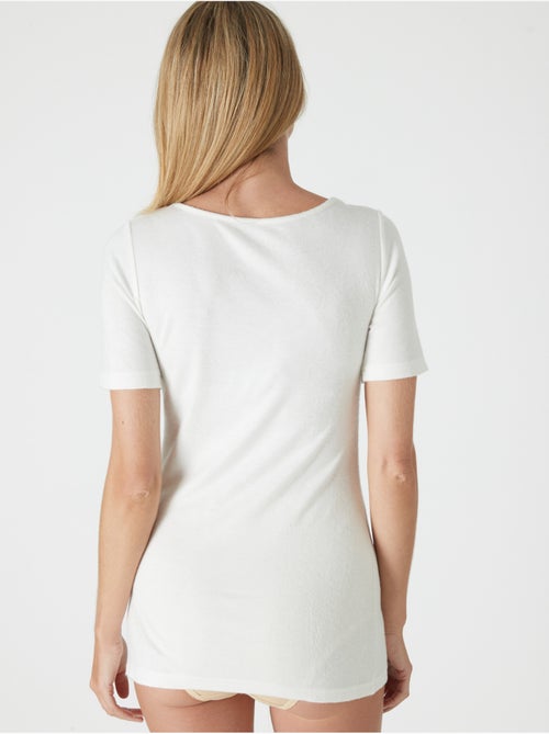 Chemise de corps manches courtes laine - DAXON - Kiabi
