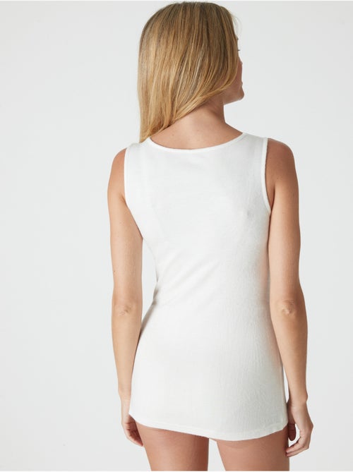 Chemise de corps sans manches laine - DAXON - Kiabi Chemise de corps sans manches laine - DAXON - Kiabi