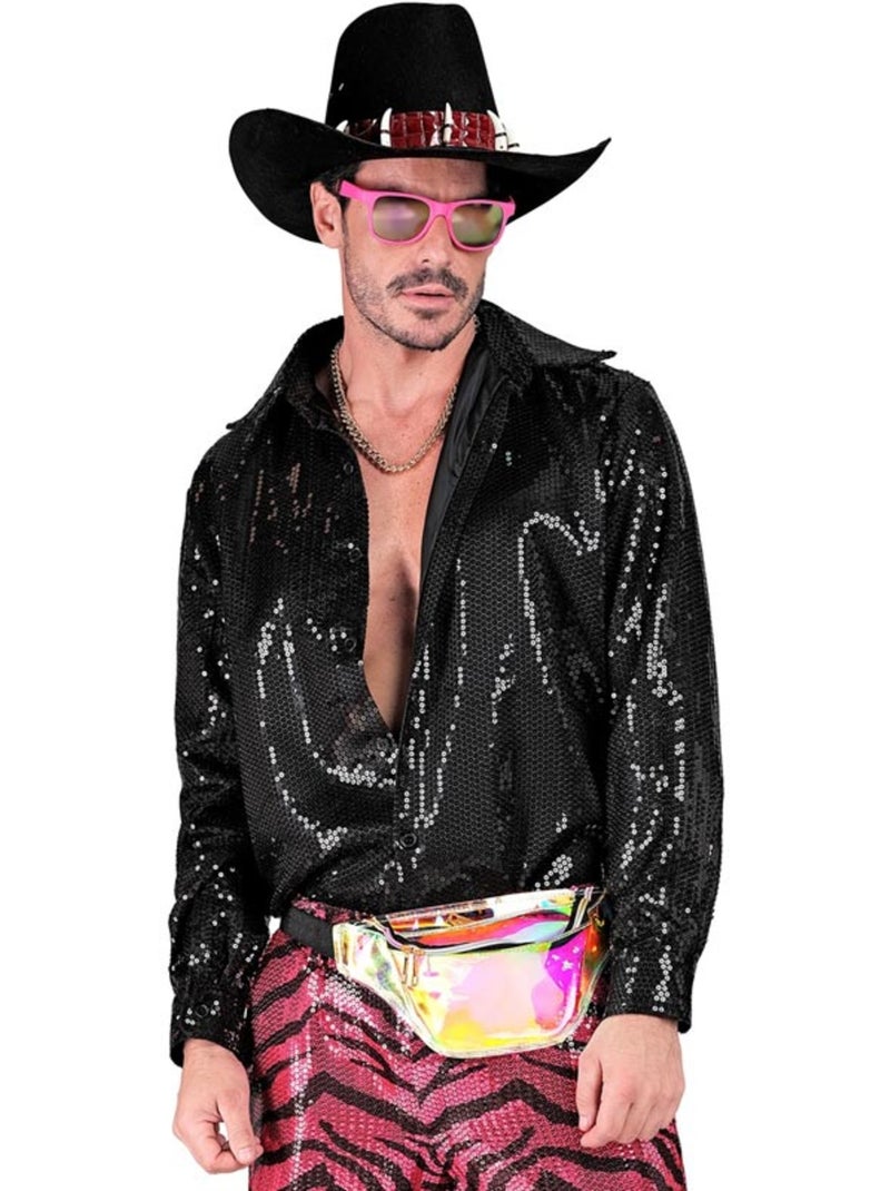 Chemise de déguisement ou de mode à paillettes Multicolore - Kiabi