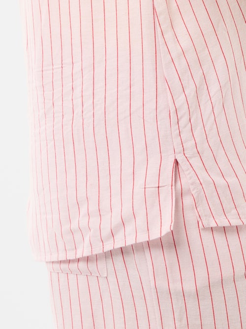 Chemise de maternité en lin mélangé - Kiabi