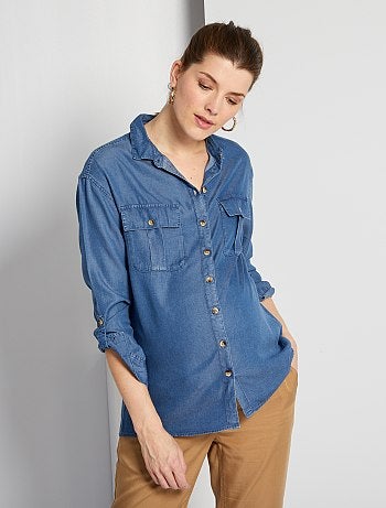 Chemise de maternité en lyocell