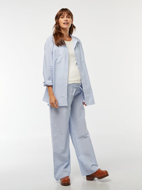 Chemise de maternité rayée - Kiabi