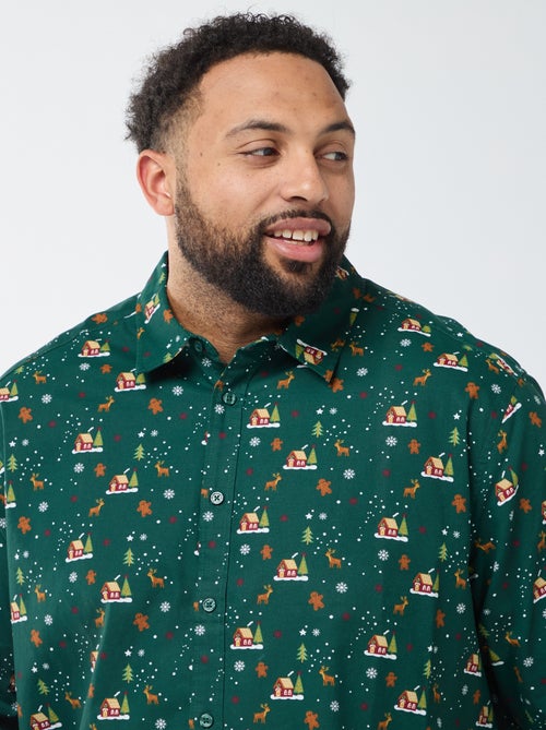 Chemise de Noël à motif - Kiabi Chemise de Noël à motif - Kiabi