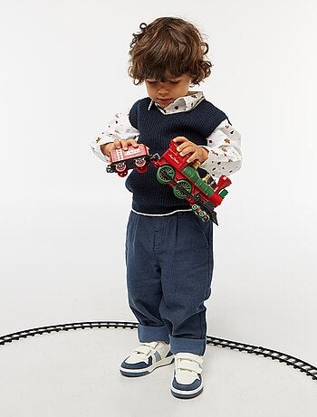 Chemise de Noël all-over en coton